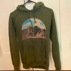 Distressed vintage wash life clothing co hoodie sweatshirt - born to be wild